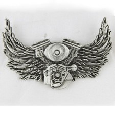 Biker motorrad twin wings - v,