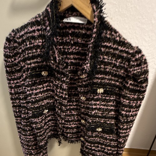 Zara damen tweedjacke bouclé - damen,