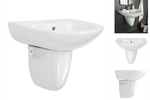 Waschbecken weiß 52x45x49 - waschbecken,