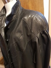 Lederjacke Echtleder Schwarz