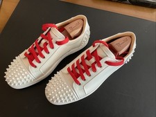 Louboutin Spikes EU 41 Lack Weiß