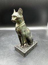 Skulptur "Bastetkatze", Bronze , Katze ,Ägypten - A1.2