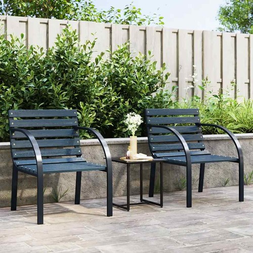 Gartenstühle stk grau holz - gartenstühle,