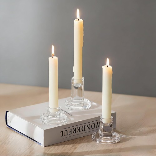 Kerzenständer stabkerzen glas - kerzenständer,