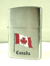ZIPPO Feuerzeug - Flag of Canada 380 - NIAGARA FALLS, ONTARIO - ZIPPO IV 1988