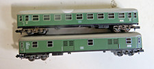 2 x Personenwagen DB Stuttgart / Hamburg München  Trix Minitrix Spur N