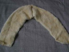 Damen Vintage Echt Pelz Nerz