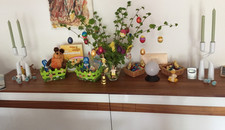 *Team7* Anrichte Eviva Nußbaum Glasfront weiß glänzend 240x48x85 Red Dot D Preis