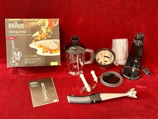 Braun Multiquick 7 MR 740 cc - Stabmixer Premium Schwarz/Edelstahl, Type 4130