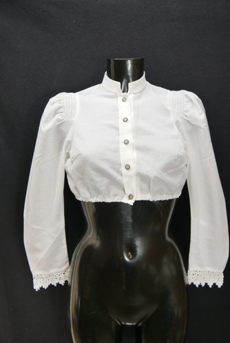 Dirndlbluse weiß bluse - gr.36,