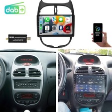 4+64GB Für PEUGEOT 206 206CC 206SW 2000-2008 Autoradio Carplay Android 15 DAB+