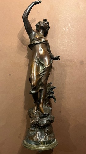 Alt metall figur frau - alt,