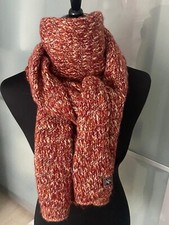 Tommy Hilfiger Herren/Damen Schal gestrickte Größe 32 cm x 215 cm,Farbe:Kupfer