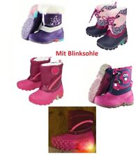 Mädchen LED Winterstiefel Kinderstiefel Schuhe Winterschuhe Boots Schneestiefel