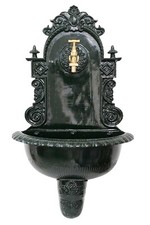 Brunnen 72cm wandbrunnen grün - 72cm,