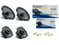 Set 4 Lautsprecher Vorne und Hinten Phonocar Fiat Punto 188 + Kabel