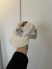 CICLI COLNAGO Cycle Cap Rennrad Mütze Vintage road bike Retro Weltmeisterstreife