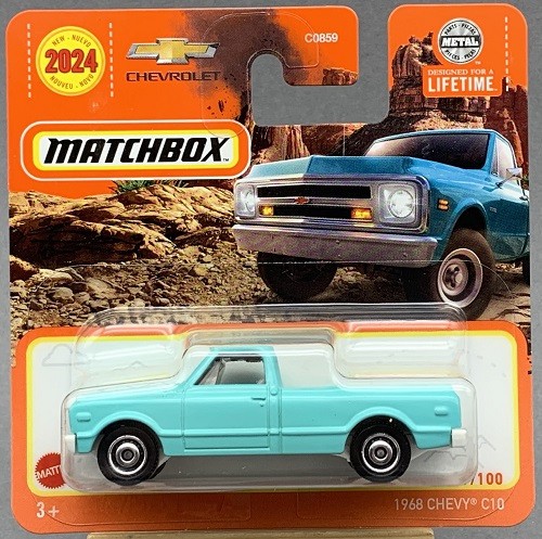 Chevy c10 1968 matchbox 100 - c10,
