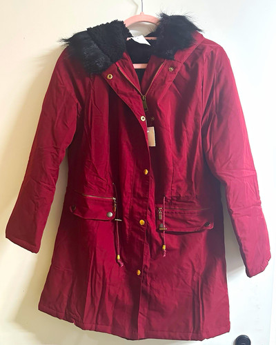 Parka mantel rot - mantel,