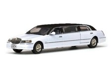 LINCOLN Town Car Limo - white / black - Vitesse 1:43