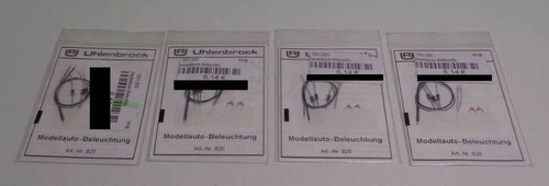 Uhlenbrock 920 konvolut - uhlenbrock, 4x