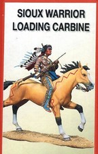 Andrea Miniatures S4-F02 - Sioux Warrior Loading Carbine , 54mm