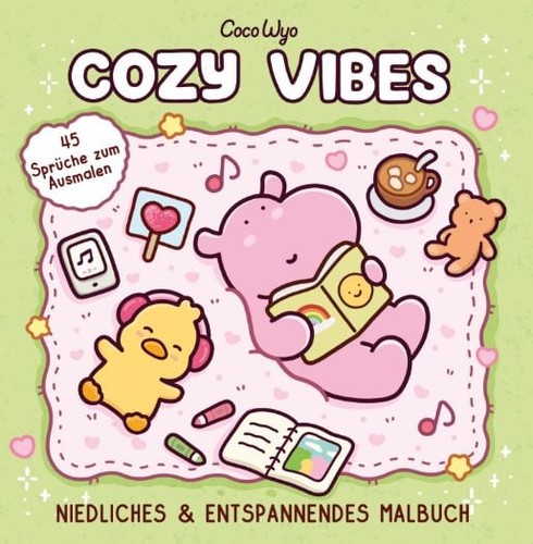 Cozy vibes malbuch für - cozy,