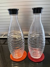2x SODA STREAM Glas Karaffe spülmaschinenfest 0,7l