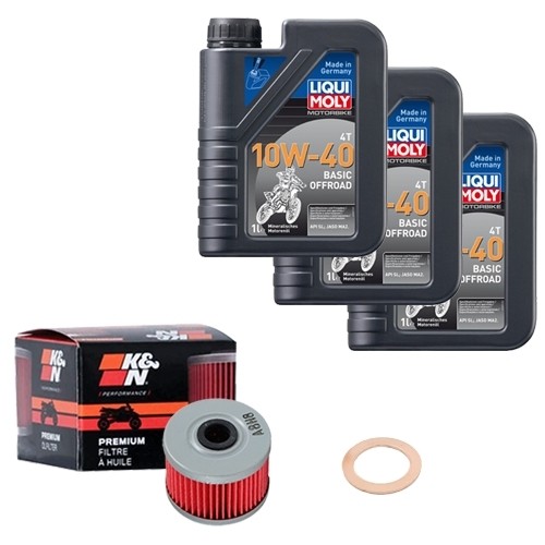 ölfilter set liqui - k&n,