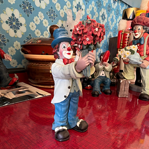 Clown dekofigur figur mit - dekofigur,
