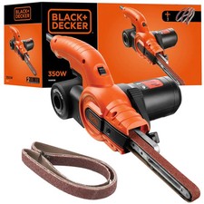 Black+Decker Powerfeile Bandschleifer mit Staubabsaugung KA900E-QS