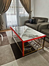 Moderner Couchtisch Glass/Marmor