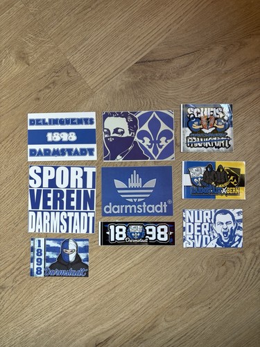 Darmstadt 9er sticker - sv,