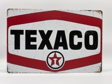 Blechschild Texaco 20x30cm Nostalgie Retro Reklame Vintage Geschenk Deko Garage