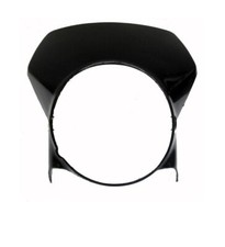 Honda MTX 50 80 Lampenmaske rund rot schwarz weiss plastic black lamp-mask