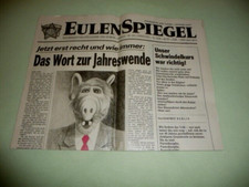Eulenspiegel  # 52  / 1989  , DDR  Zeitschrift / Politik - Satire - Parodie