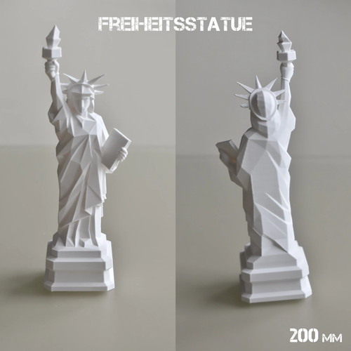 Freiheitsstatue figur 20cm - 20cm, 3d