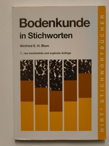 Bodenkunde stichworten - bodenkunde,