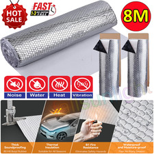 50x800cm Dämmmatte 4qm Alubutyl Matte Auto Dämmung selbstklebend Anti DröhnMatte