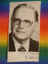 Alwyn Louis Schlebusch † 2008 (Südafrika) - Politik, Vizestaatspräsident