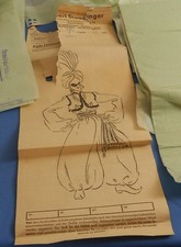 Schnitt-Vorlage 60er Jahre für "Sultan" (Fasching/Karneval) , ca. Gr. 50