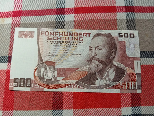 500 schilling 1985 wagner - 500,