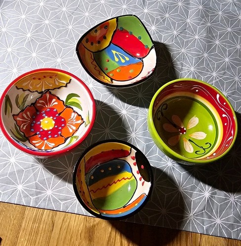 Vintage keramik schüssel set - keramik, schüssel-set