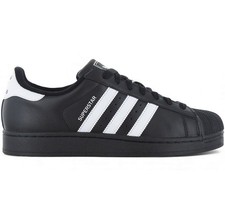 adidas Originals Superstar II - Herren Sneaker Schuhe Leder Schwarz JI0079 NEU