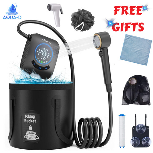 Tragbare duschpumpe mit - tragbare,