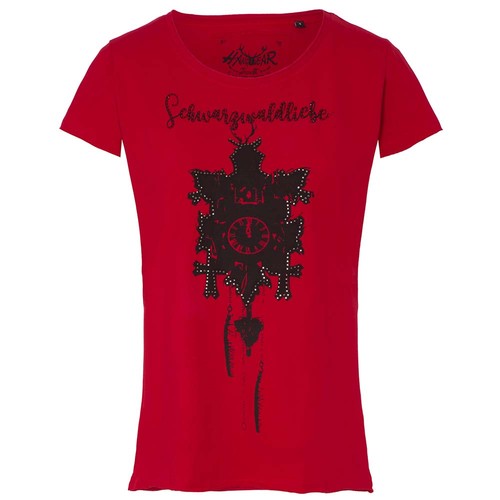Shirt schwarzwald liebe rot - liebe,