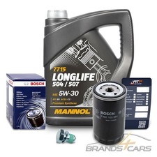 BOSCH ÖLFILTER + 5l 5W-30 FÜR AUDI A3 A4 A6 SEAT SKODA VW GOLF 4 5 POLO TOURAN