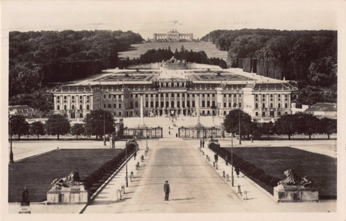 Wien schloss schönbrunn 1932 - schloss,