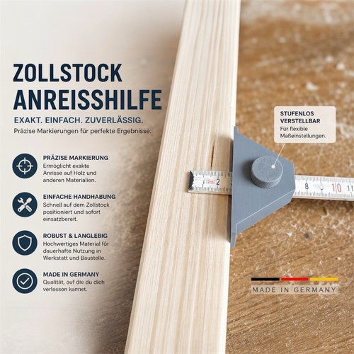 Streichmaß anreißhilfe - streichmaß,