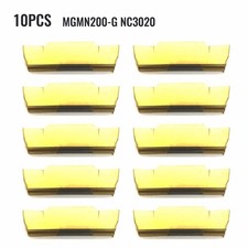 10 STCK. Nuteinsätze Nutdrehmaschine Drehmaschine Fräser MGMN200 NC3020 Trennw